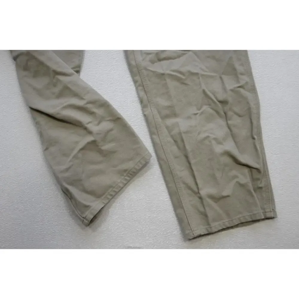 Carhartt Carpenter Denim Gray Jeans Work Wear Rugged Mens Size 38‎ x 30